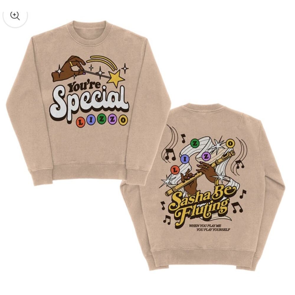 Lizzo 5XL Large You're Special Sasha Be Fluting Homecoming Tour Merch Sweatshirt
